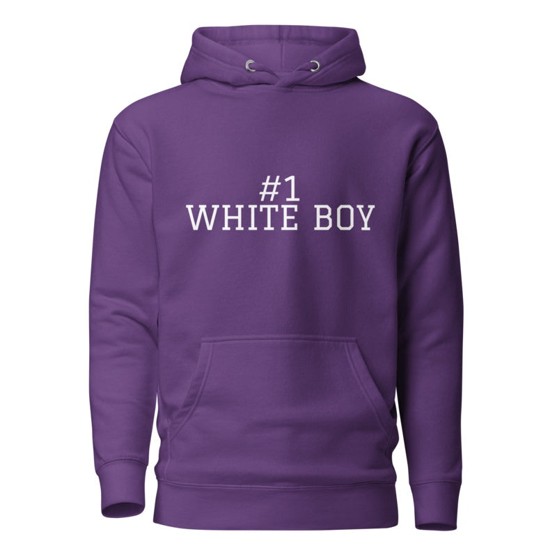 #1 WHITE BOY Purple front mockup