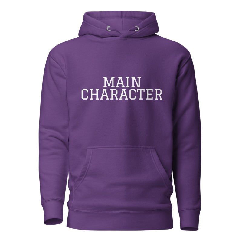 MAIN CHARACTER Purple front mockup