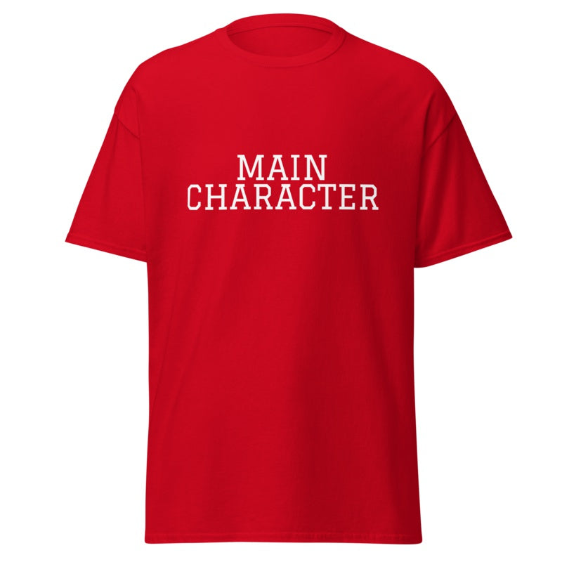 MAIN CHARACTER Red front mockup