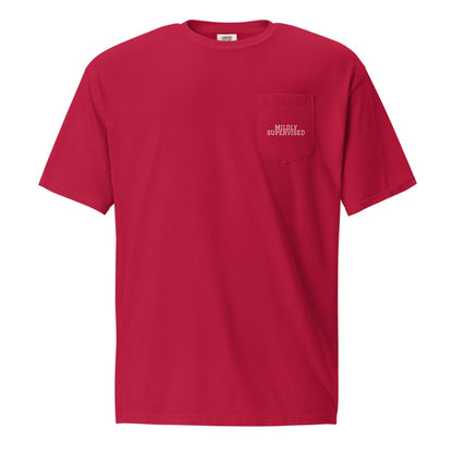 MILDLY SUPERVISED Red front mockup