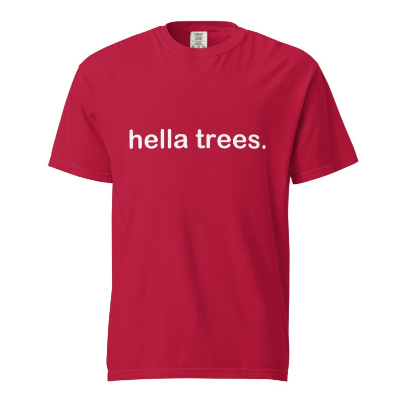 HELLA TREES Red front mockup
