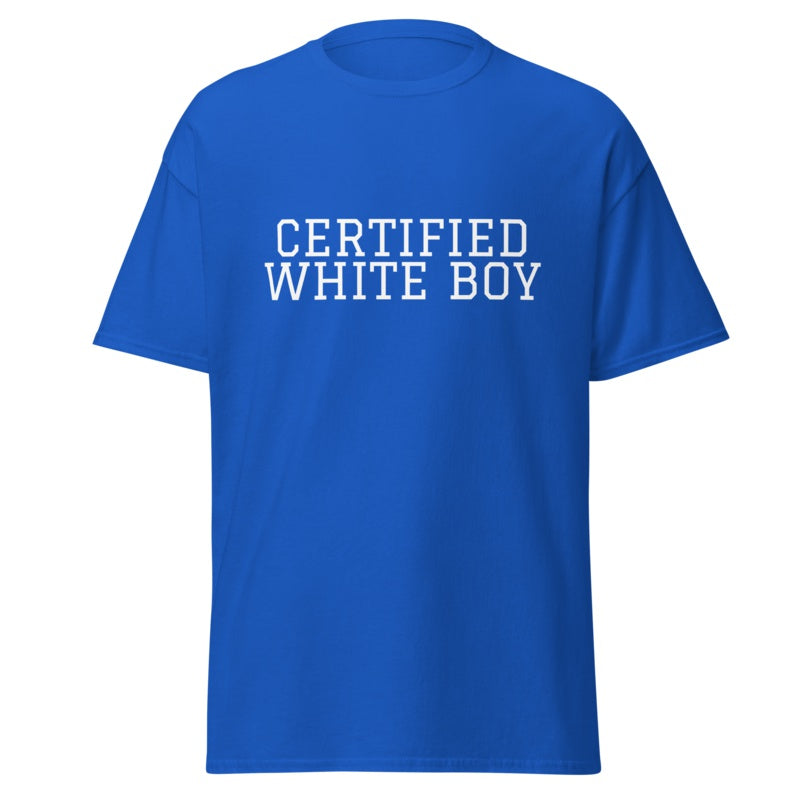 CERTIFIED WHITE BOY Royal front mockup