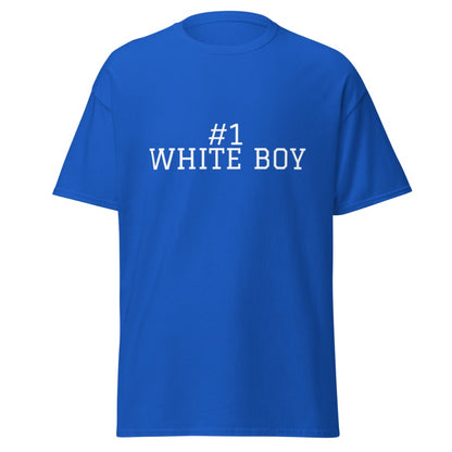 #1 WHITE BOY Royal front mockup