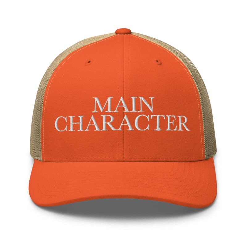 MAIN CHARACTER Rustic Orange/ Khaki front mockup