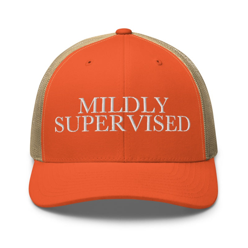 MILDLY SUPERVISED Rustic Orange/ Khaki front mockup