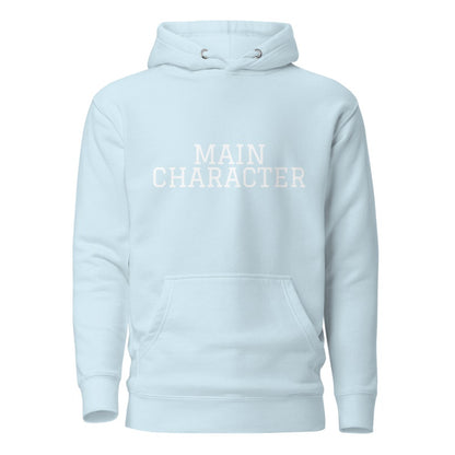 MAIN CHARACTER Sky Blue front mockup