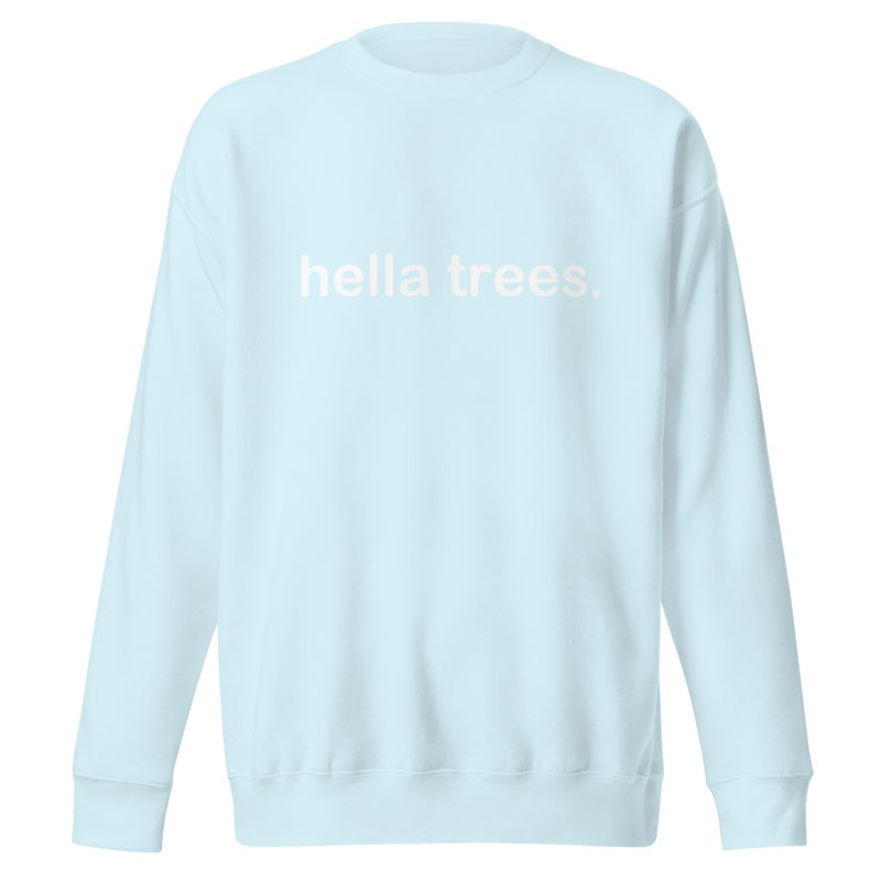 HELLA TREES Sky Blue front mockup