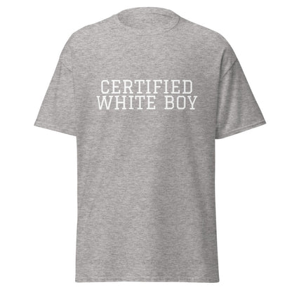CERTIFIED WHITE BOY Sport Grey front mockup