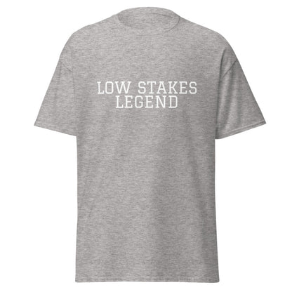 LOW STAKES LEGEND Sport Grey front mockup