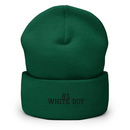 #1 WHITE BOY Spruce front mockup