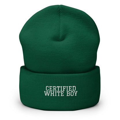 CERTIFIED WHITE BOY Spruce front mockup