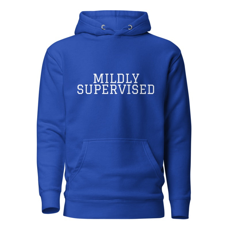 MILDLY SUPERVISED Team Royal front mockup