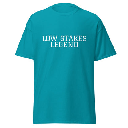 LOW STAKES LEGEND Tropical Blue front mockup