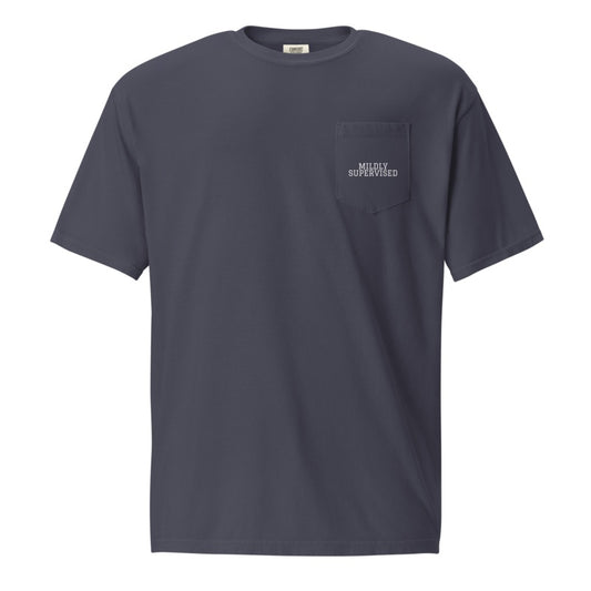 MILDLY SUPERVISED True Navy front mockup