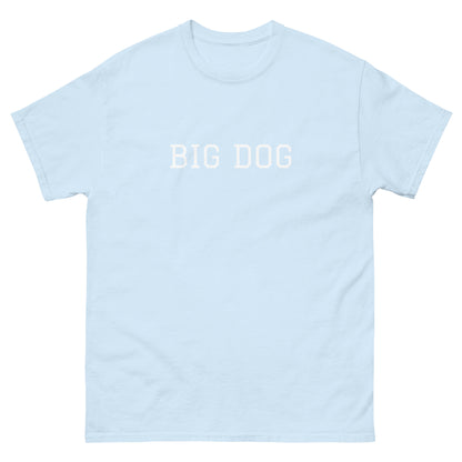 WHITE BOY SUMMER - Big Dog - "Big Dog" - Classic Cotton Tee - T-Shirt Light Blue