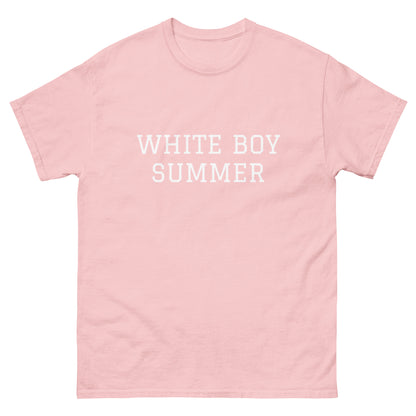 WHITE BOY SUMMER - Originals - "White Boy Summer" - Classic Cotton Tee - T-Shirt Light Pink