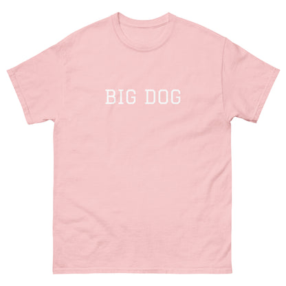 WHITE BOY SUMMER - Big Dog - "Big Dog" - Classic Cotton Tee - T-Shirt Light Pink