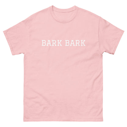 WHITE BOY SUMMER - Big Dog - "Bark Bark" - Classic Cotton Tee - T-Shirt Light Pink