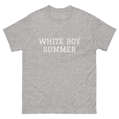 WHITE BOY SUMMER - Originals - "White Boy Summer" - Classic Cotton Tee - T-Shirt Sport Grey