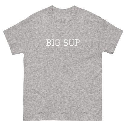 WHITE BOY SUMMER - Sup? - "Big Sup" - Classic Cotton Tee - T-Shirt Sport Grey