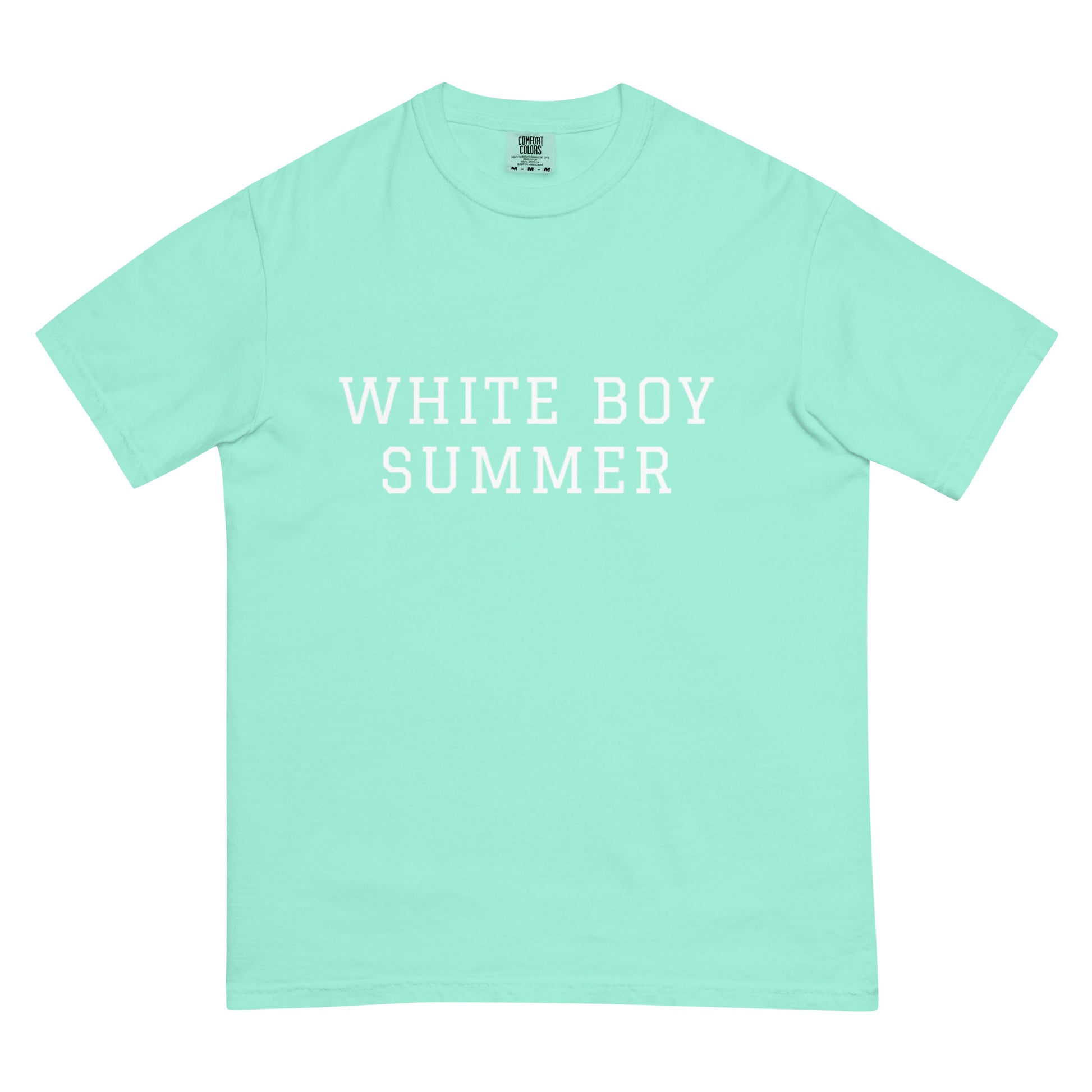 WHITE BOY SUMMER - Originals - "White Boy Summer" Heavyweight Tee - T-Shirt Chalky Mint