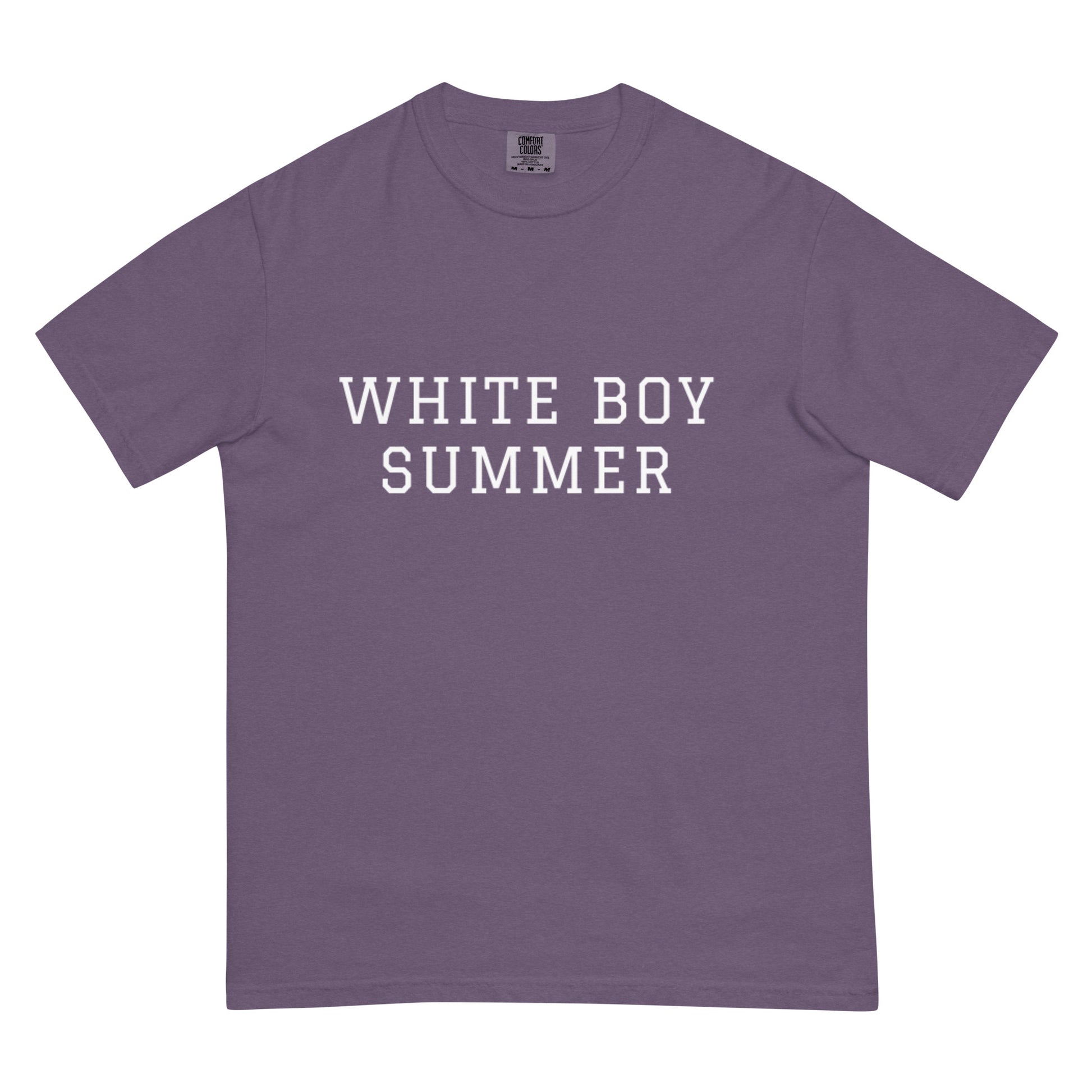WHITE BOY SUMMER - Originals - "White Boy Summer" Heavyweight Tee - T-Shirt Grape