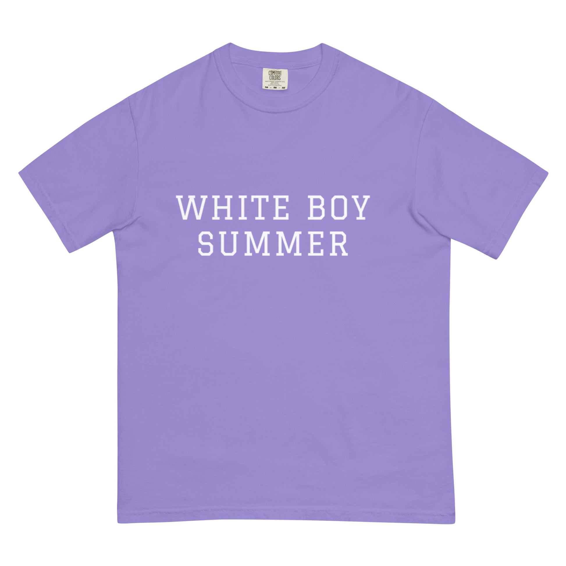 WHITE BOY SUMMER - Originals - "White Boy Summer" Heavyweight Tee - T-Shirt Violet