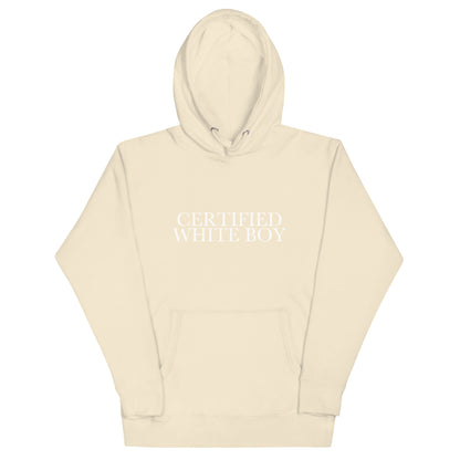 CERTIFIED WHITE BOY Bone front mockup