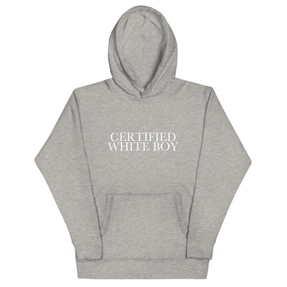 CERTIFIED WHITE BOY Carbon Grey front mockup