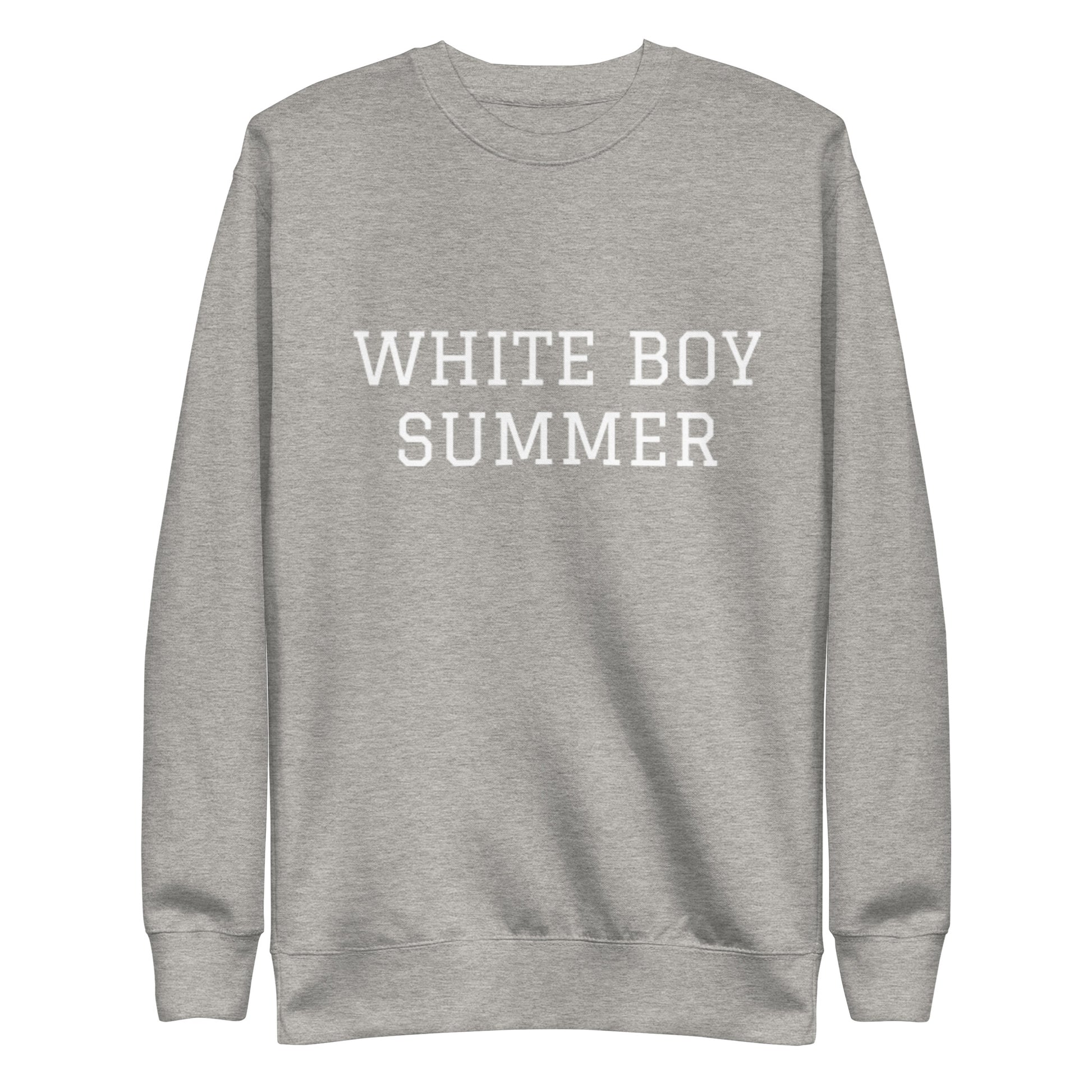 WHITE BOY SUMMER - Originals - "White Boy Summer" - Classic Crewneck Sweatshirt - Sweatshirt Carbon Grey