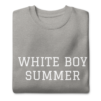 "White Boy Summer" - Classic Crewneck Sweatshirt - Printed