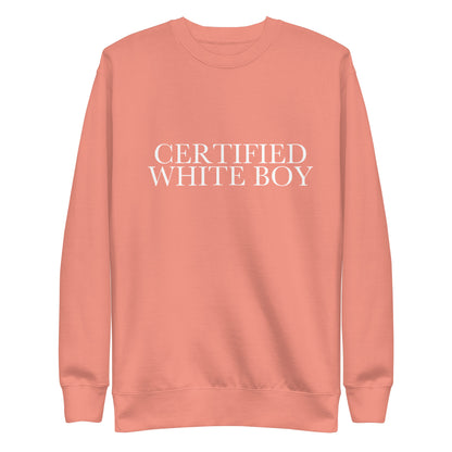 CERTIFIED WHITE BOY Dusty Rose front mockup