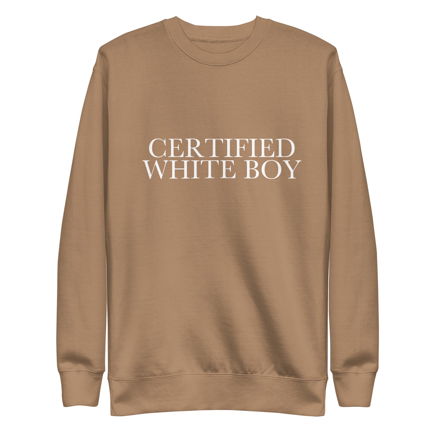 CERTIFIED WHITE BOY Latte front mockup