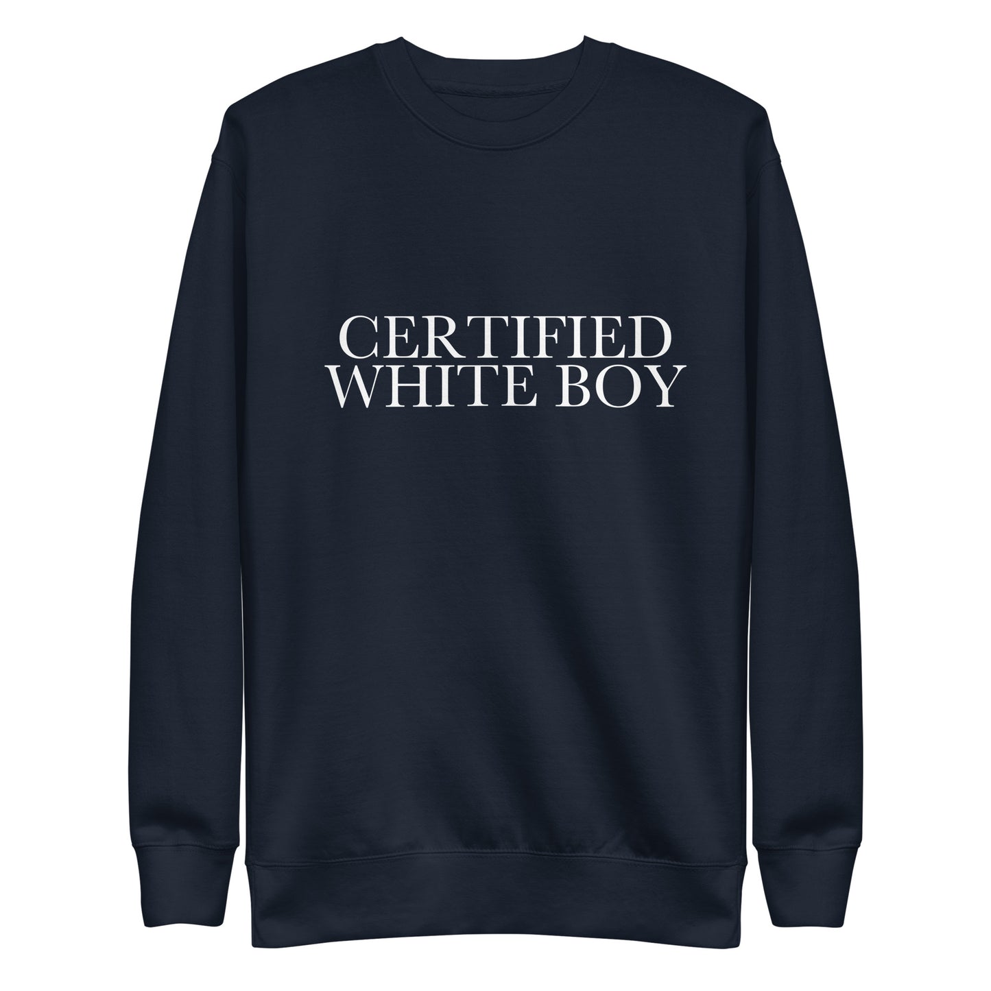 CERTIFIED WHITE BOY Navy Blazer front mockup