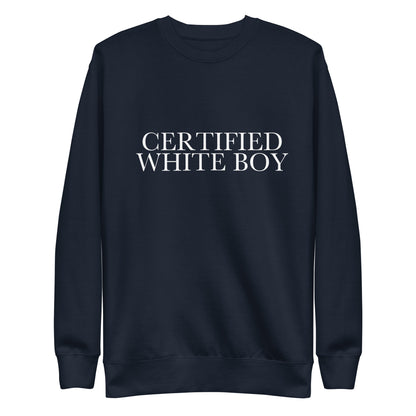 CERTIFIED WHITE BOY Navy Blazer front mockup