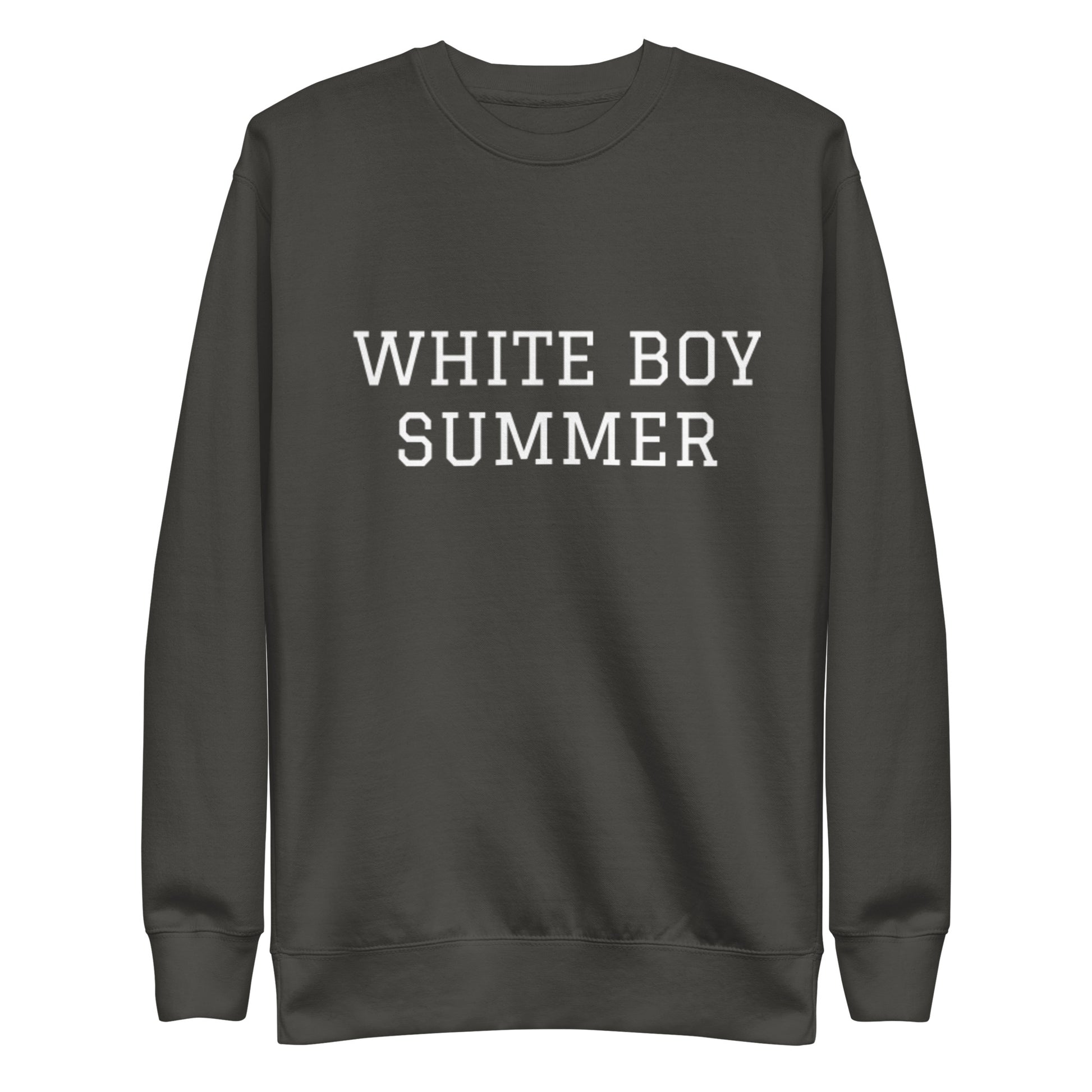 WHITE BOY SUMMER - Originals - "White Boy Summer" - Classic Crewneck Sweatshirt - Sweatshirt Vintage Black
