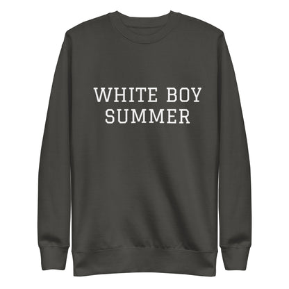 WHITE BOY SUMMER - Originals - "White Boy Summer" - Classic Crewneck Sweatshirt - Sweatshirt Vintage Black