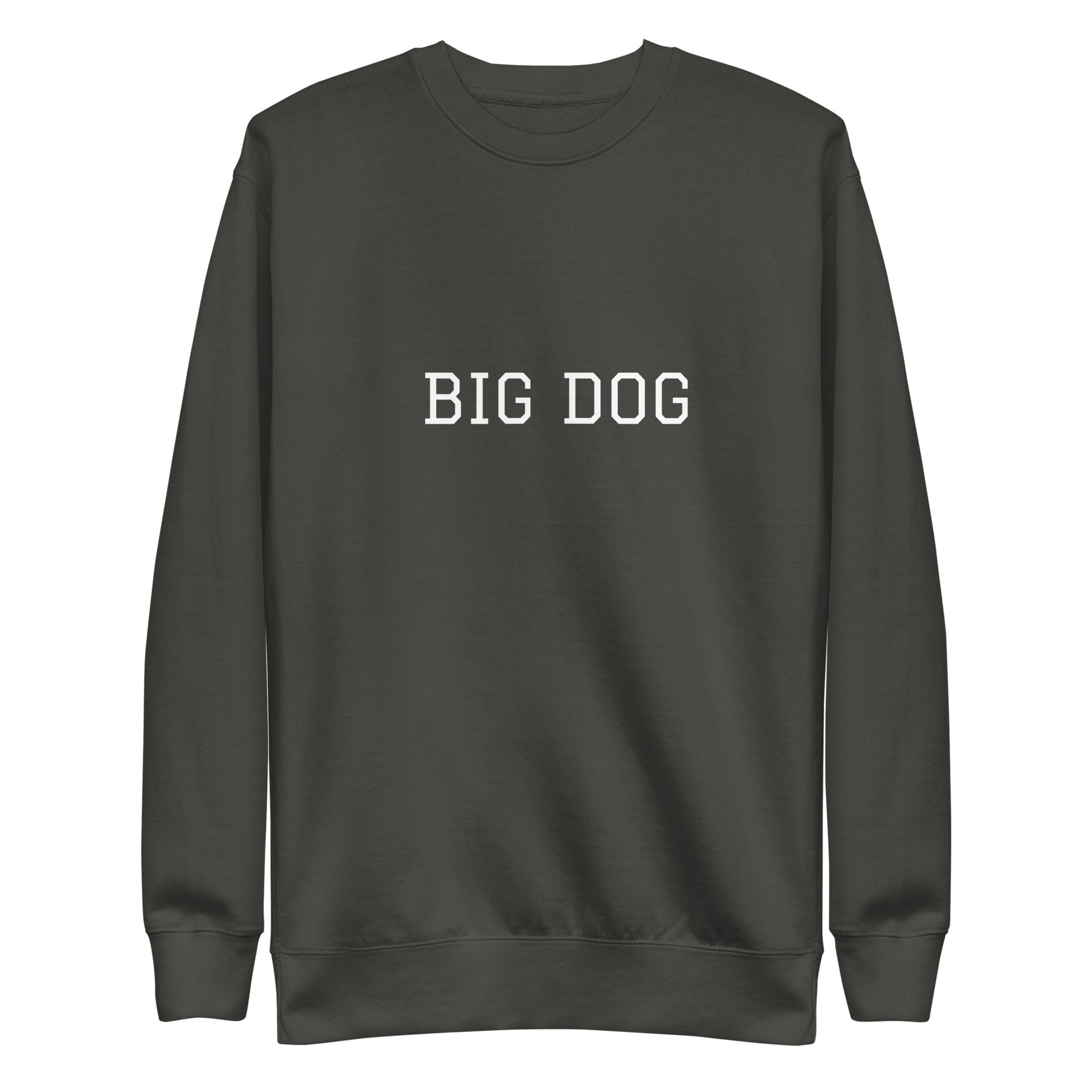 WHITE BOY SUMMER - Big Dog - "Big Dog" - Classic Crewneck Sweatshirt - Sweatshirt Vintage Black