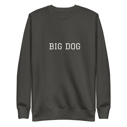 WHITE BOY SUMMER - Big Dog - "Big Dog" - Classic Crewneck Sweatshirt - Sweatshirt Vintage Black