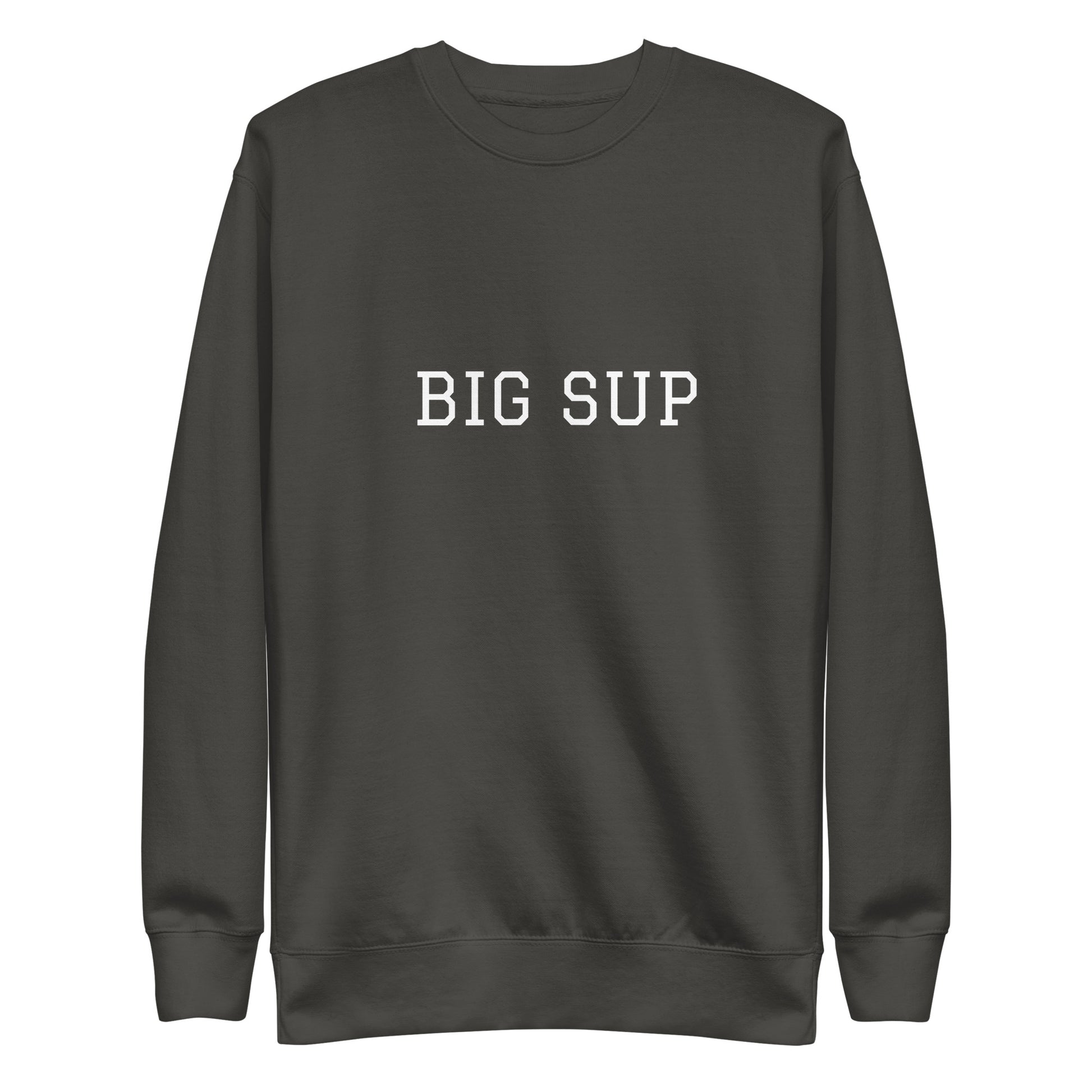 WHITE BOY SUMMER - Sup? - "Big Sup" - Classic Crewneck Sweatshirt - Sweatshirt Vintage Black