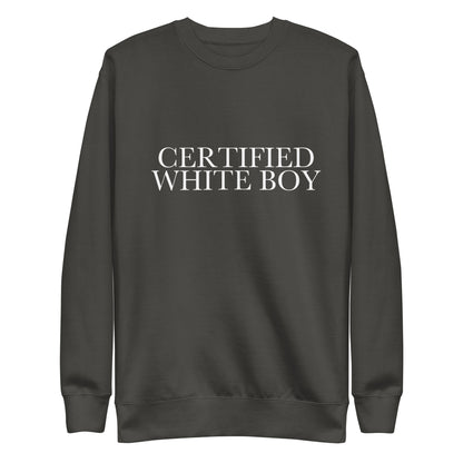 CERTIFIED WHITE BOY Vintage Black front mockup