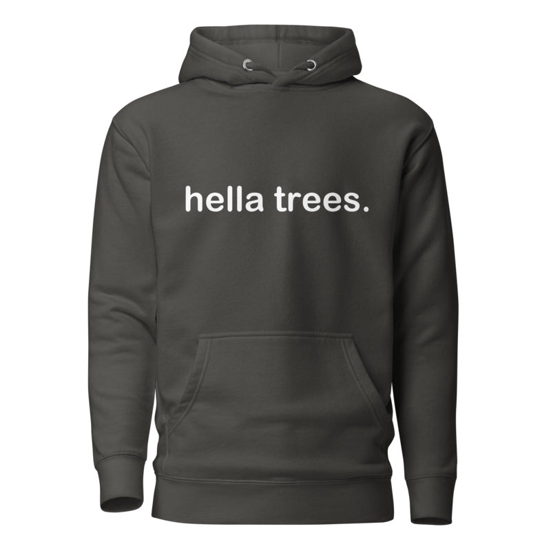 HELLA TREES Vintage Black front mockup