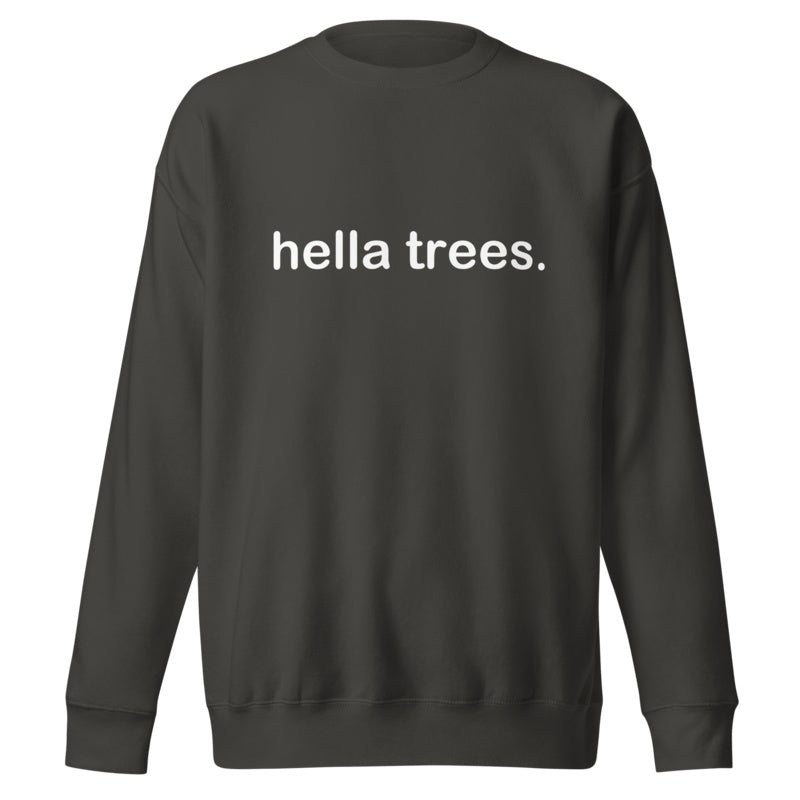HELLA TREES Vintage Black front mockup
