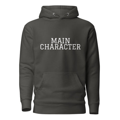 MAIN CHARACTER Vintage Black front mockup