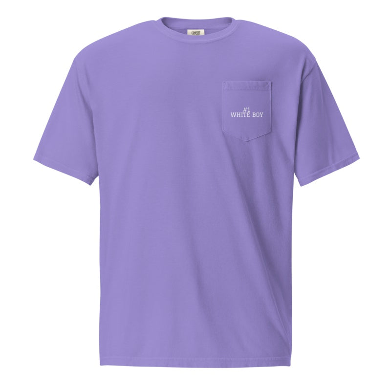 #1 WHITE BOY Violet front mockup