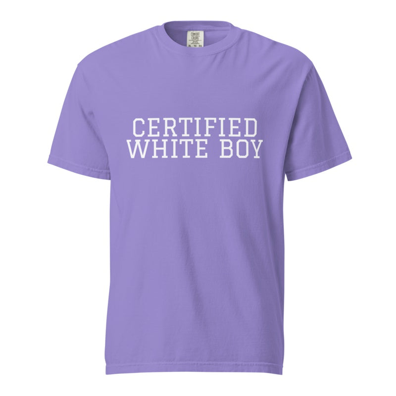 CERTIFIED WHITE BOY Violet front mockup